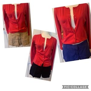 🌺 Lot of 3 J. Crew Shorts 3” Inseam Size 6